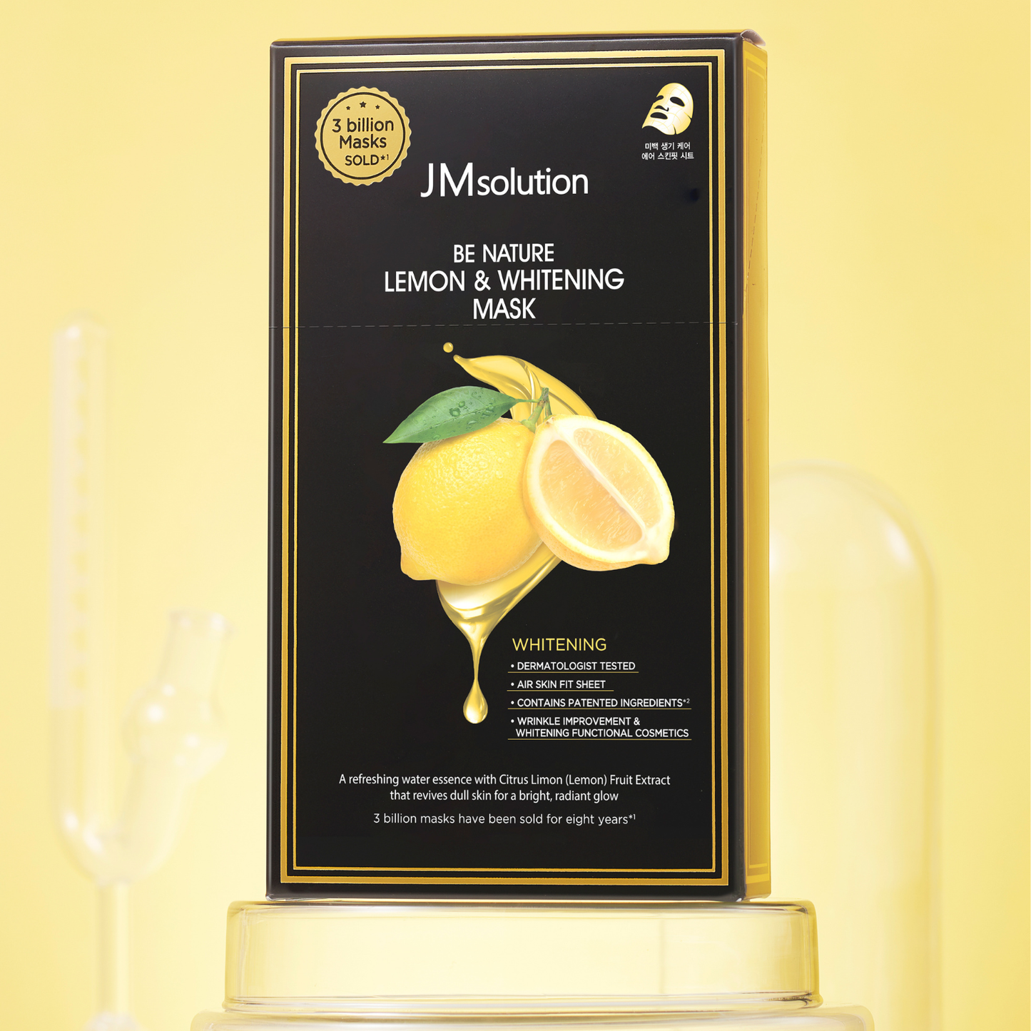 Be Nature Lemon & Whitening Mask Box [10pcs]