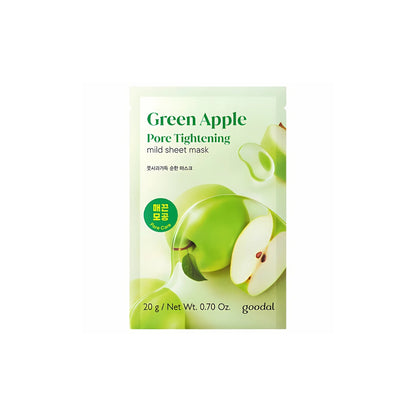 Goodal Green Apple Pore Tightening Mild Sheet Mask 1pc - Shop K-Beauty in Australia