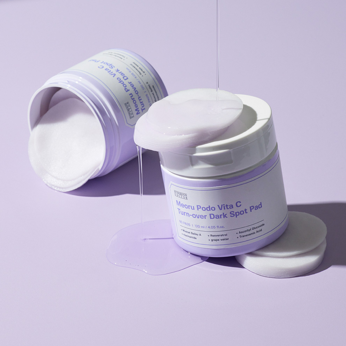 Sungboon Editor Meoru Podo Vita C Turn-Over Dark Spot Pad 60pcs - Shop K-Beauty in Australia