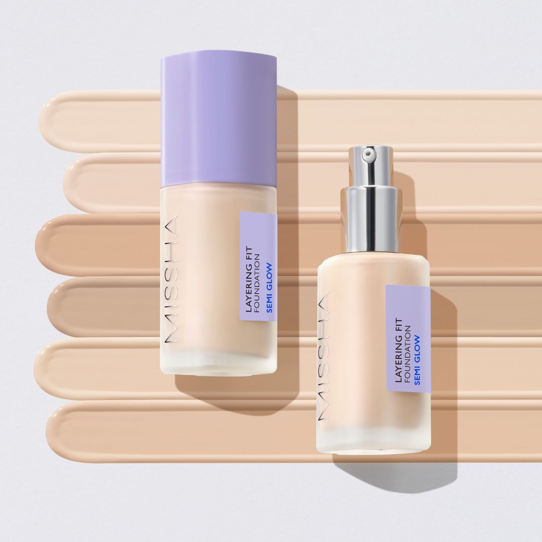 Missha Layering Fit Foundation Semi Glow (3 Colours) - Shop K-Beauty in Australia