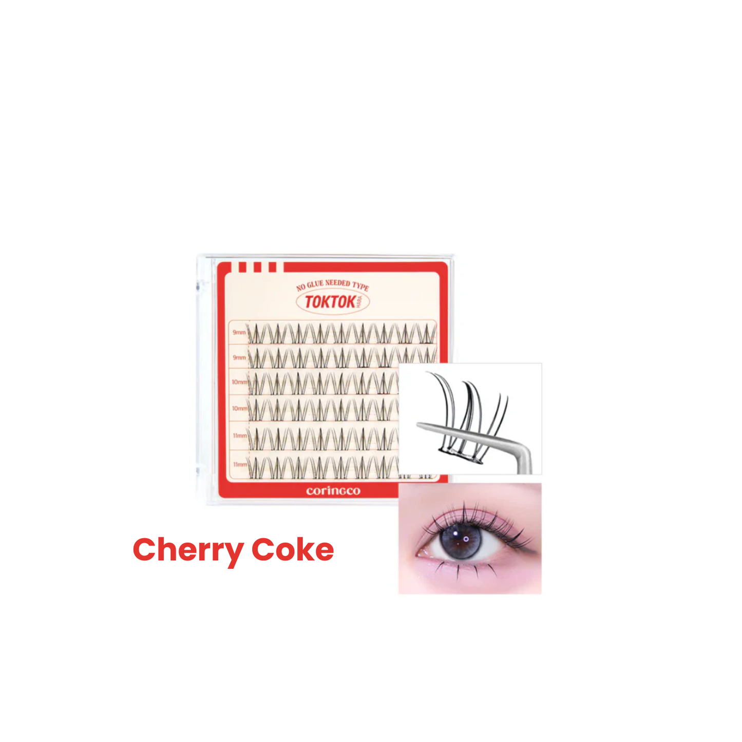 Toktokhara No Glue Eyelash [54pcs]
