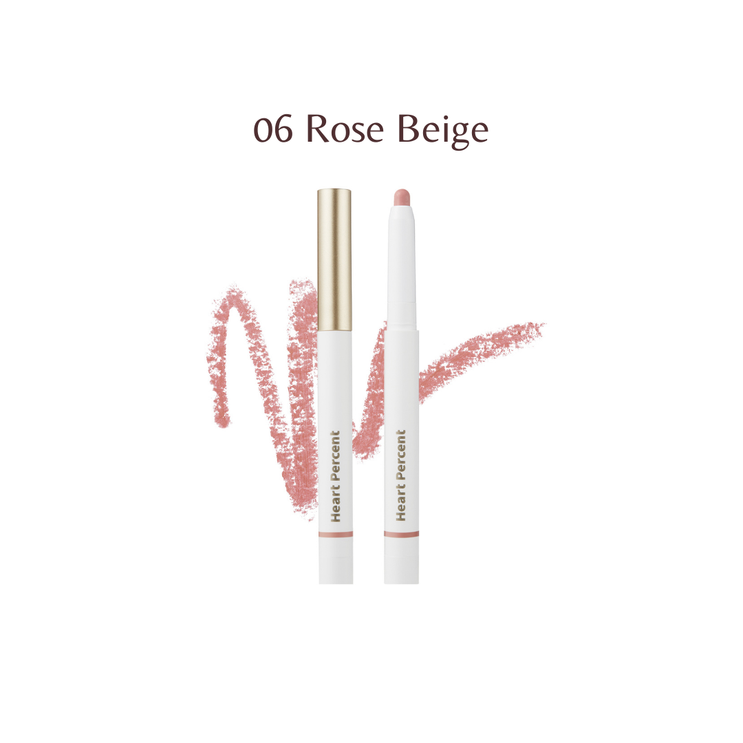 Heart Percent Dote on Mood Lip Pencil (20 Colours) - Shop K-Beauty in Australia