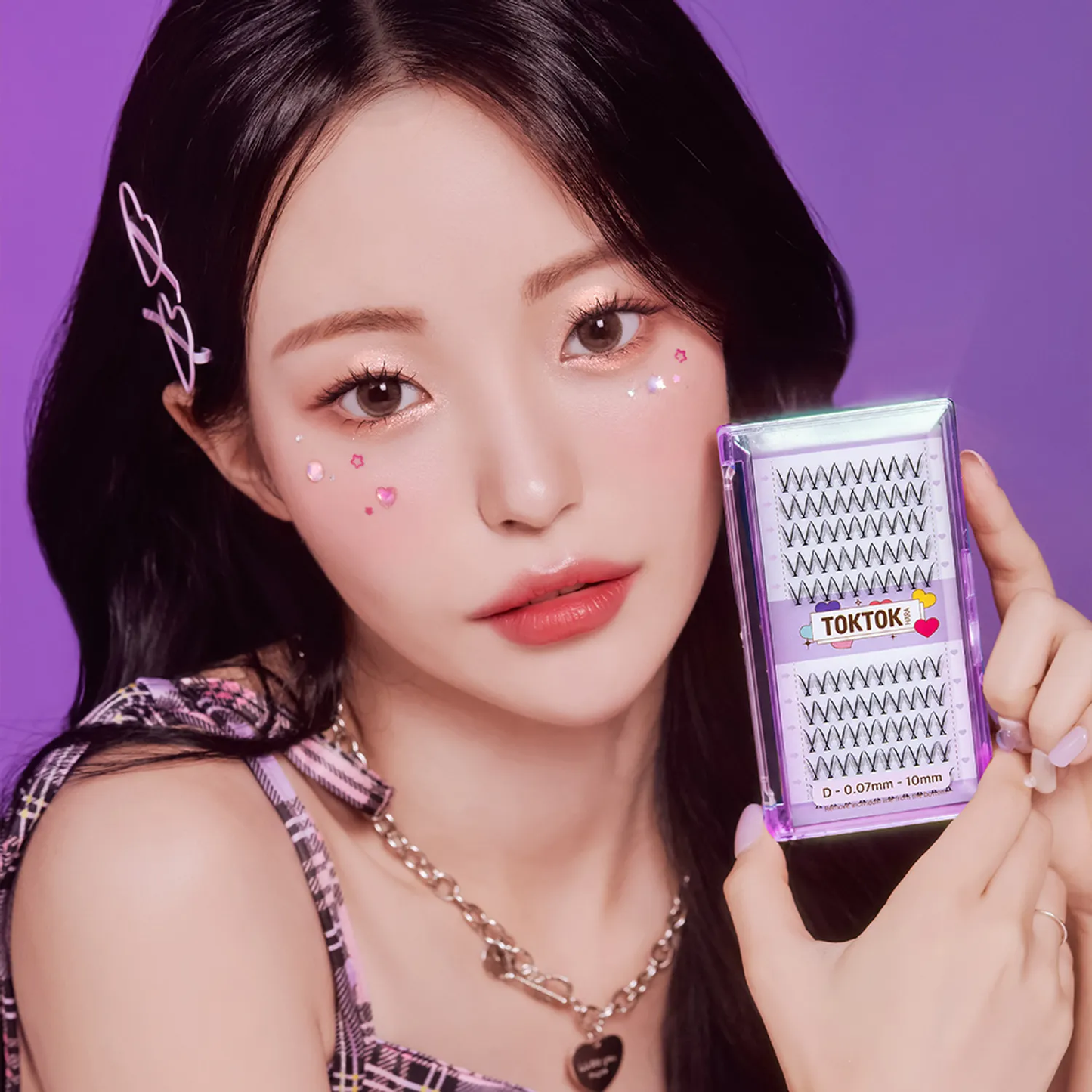 Toktokhara Check Eyelash [100pcs]