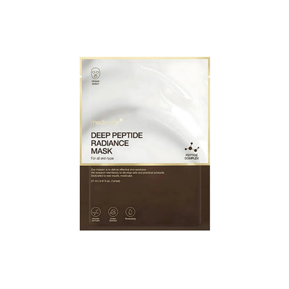 MEDICUBE Deep Peptide Radiance Mask 27Ml 1Pc - Bulk Buy K-Beauty in Australia