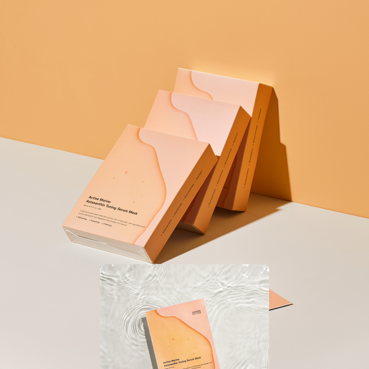 Sungboon Editor Active Marine Astaxanthin Mask 10pcs - Bulk Buy K-Beauty in Australia