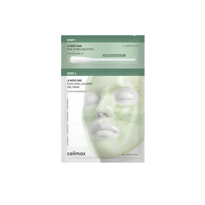 Ji Woo Gae Cica PHA Peel 2-Step Gel Mask [1pc]