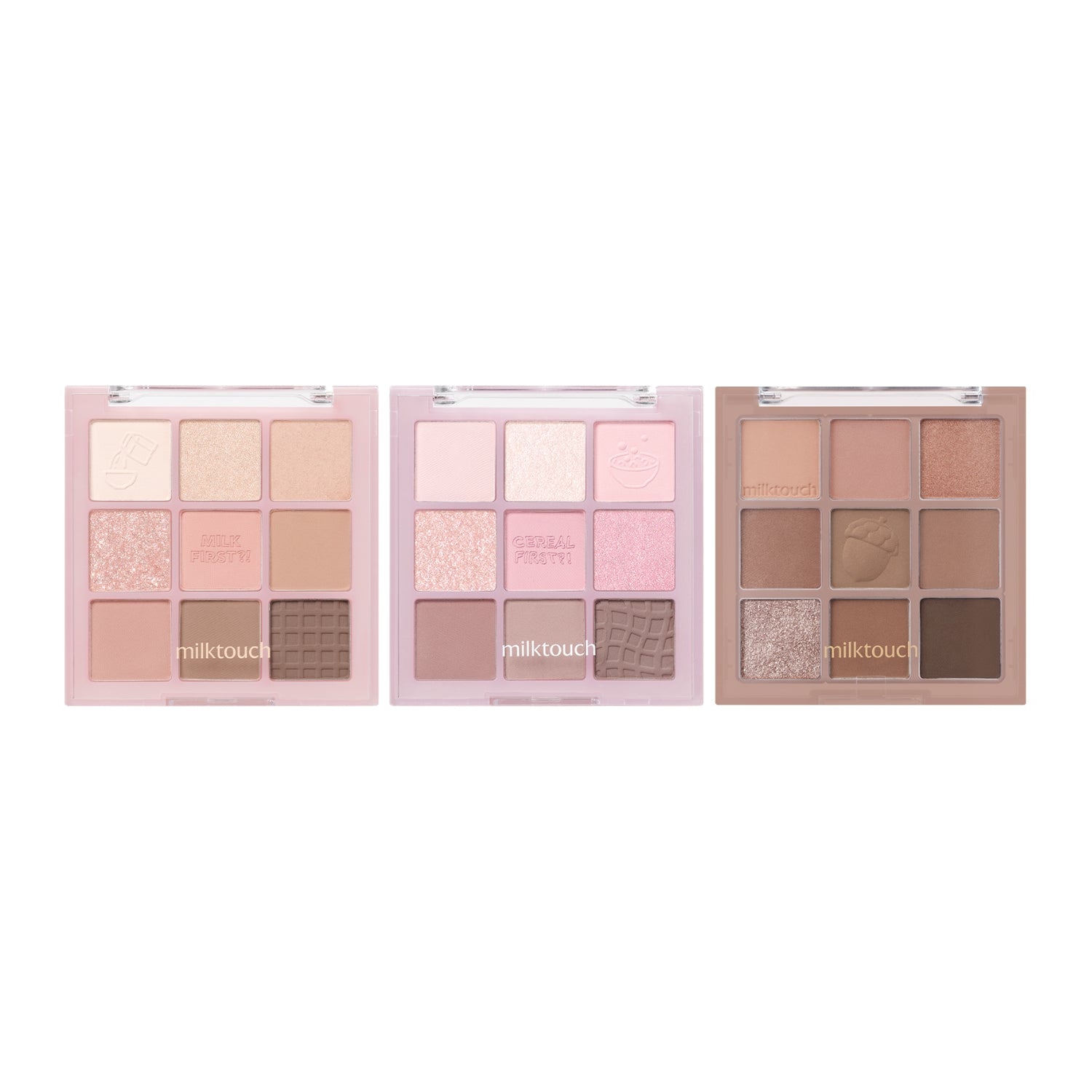 Milk Touch Tone-On Shadow Palette (3 Variants) - Bulk Buy K-Beauty in Australia