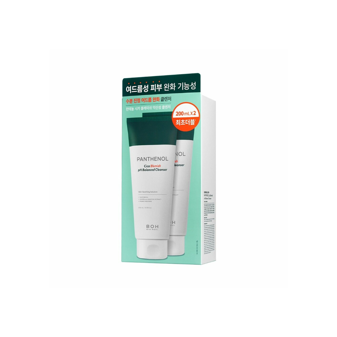 Panthenol Cica Blemish pH Balanced Cleanser Double Set