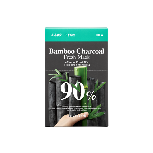 Bamboo Charcoal 90% Fresh Mask 10PCS/BOX