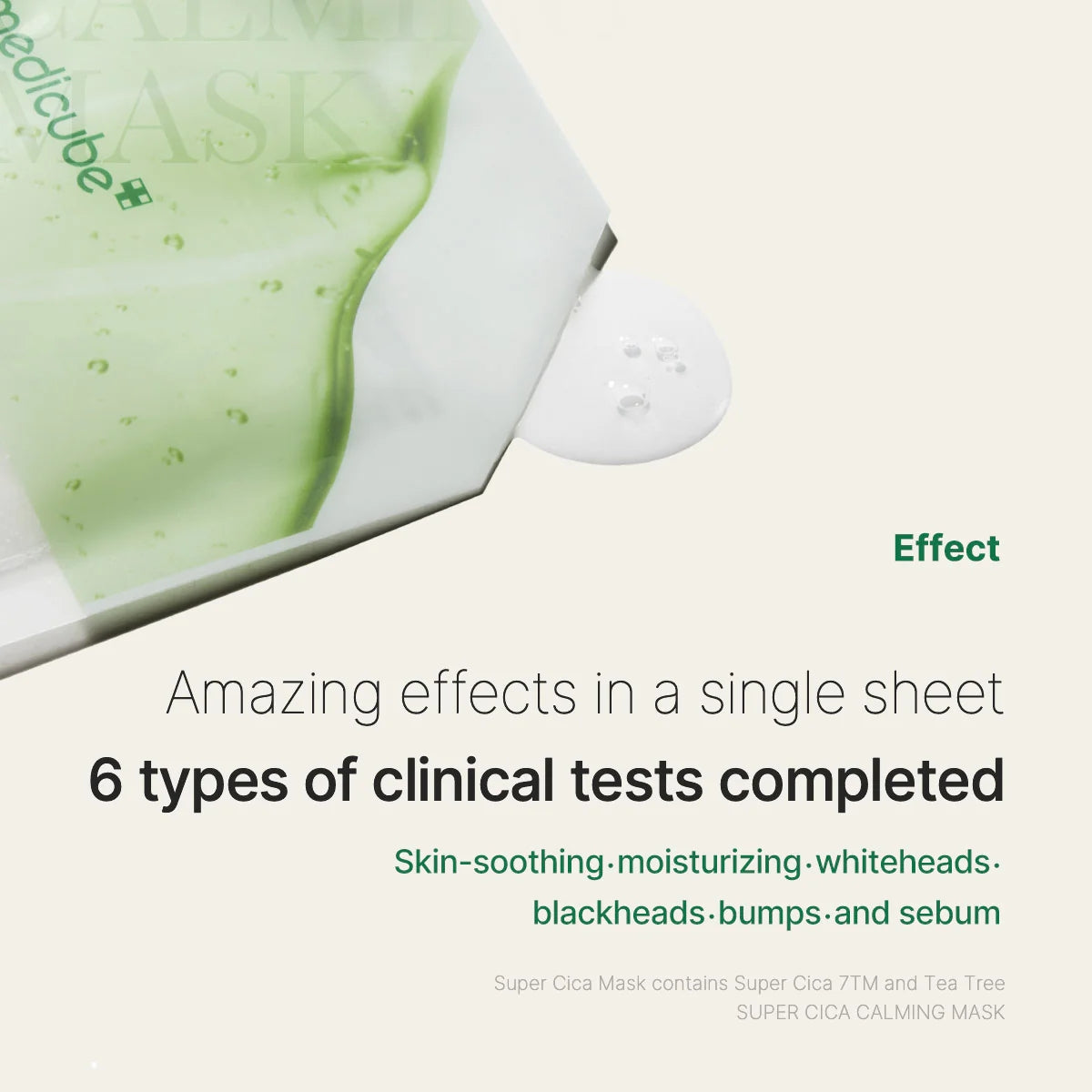 MEDICUBE Super Cica Calming Mask 22G 1Pc - Bulk Buy K-Beauty in Australia