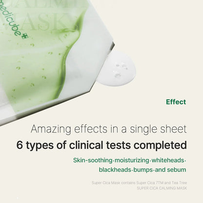 MEDICUBE Super Cica Calming Mask 22G 1Pc - Bulk Buy K-Beauty in Australia