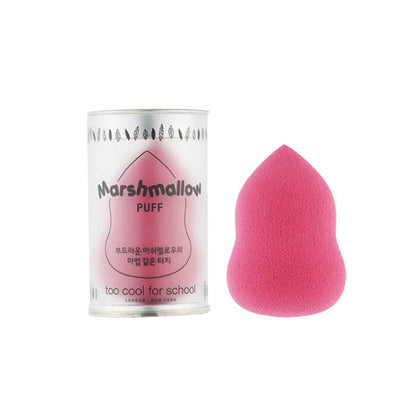 Too Cool For SchoolMarshmallow Puff Big (White/Pink) - La Cosmetique