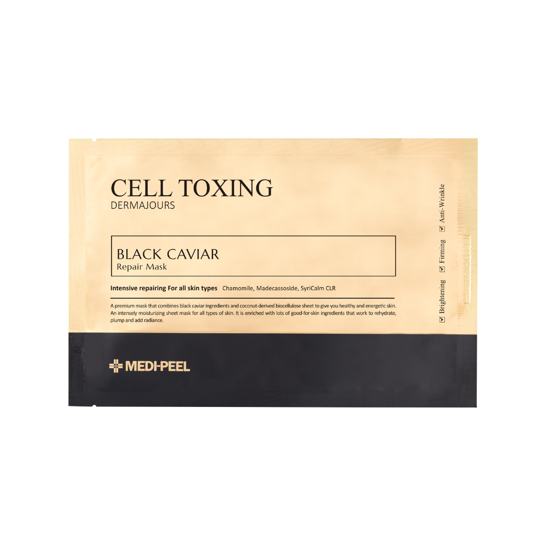 Cell Toxing Black Caviar Dermajours Repair Mask 30ml*5ea