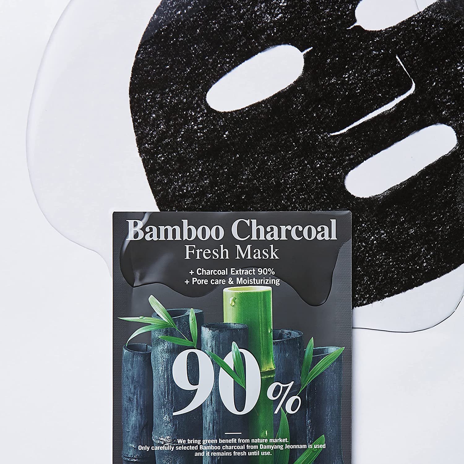 Bring GreenBamboo Charcoal 90% Fresh Mask 1pc - Pharmacoo Kbeauty Wholesale