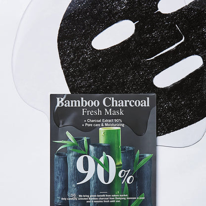 Bring GreenBamboo Charcoal 90% Fresh Mask 1pc - Pharmacoo Kbeauty Wholesale