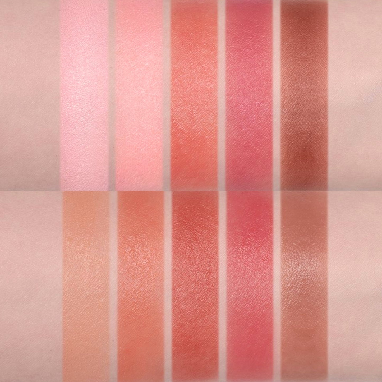 Banila Co B. By Banila Romantic Blush Lip and Cheek makeup with soft pink shade and smooth texture.