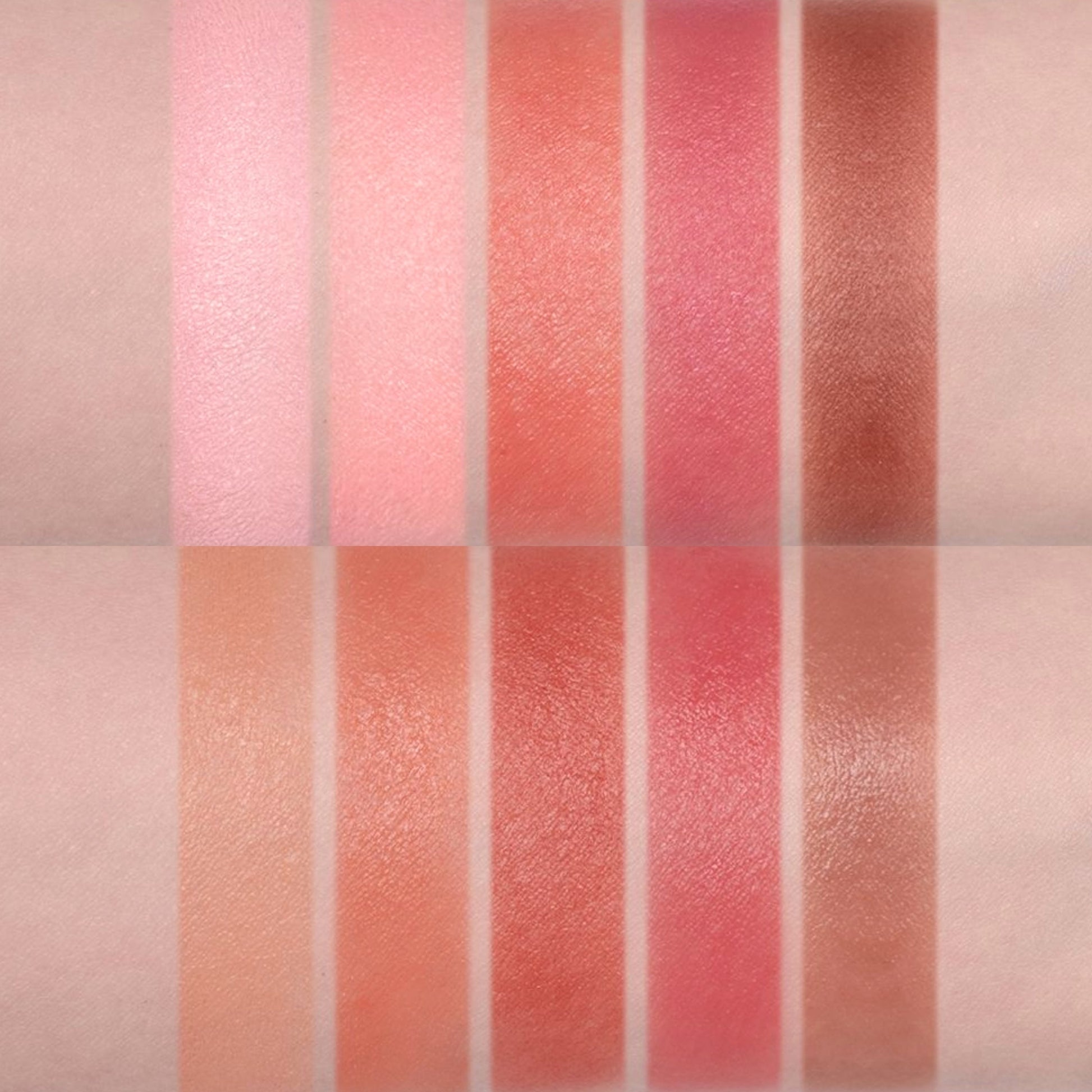 Banila Co B. By Banila Romantic Blush Lip and Cheek makeup with soft pink shade and smooth texture.