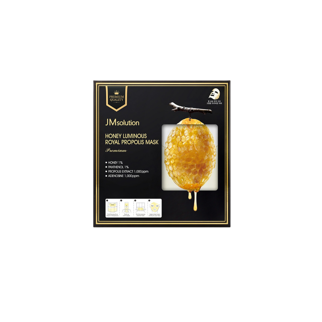 Honey Luminous Royal Propolis Mask Premium 5pc