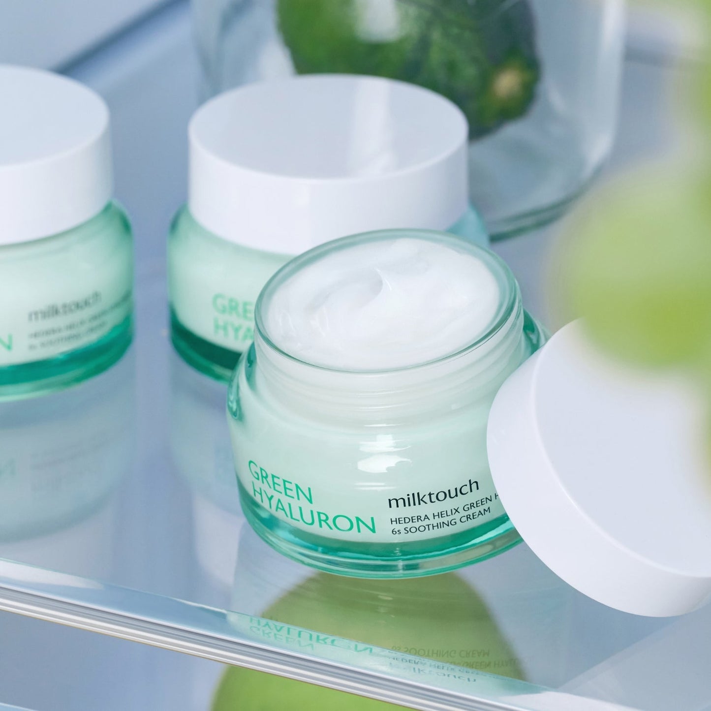 Milk Touch Hedera Helix Green Hyaluron 6Sec Moisture Cream 50ml - Bulk Buy K-Beauty in Australia