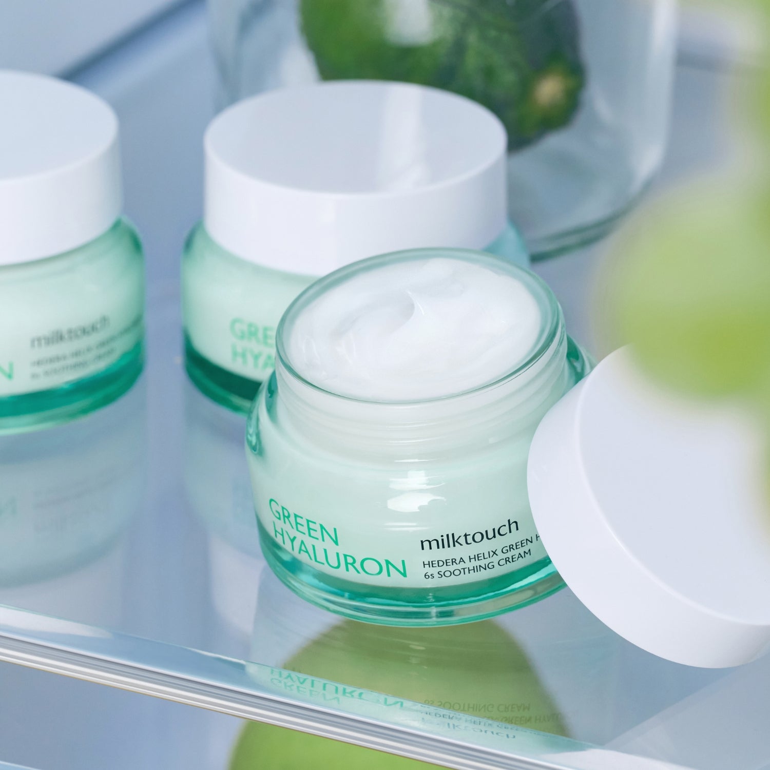Milk Touch Hedera Helix Green Hyaluron 6Sec Moisture Cream 50ml - Bulk Buy K-Beauty in Australia