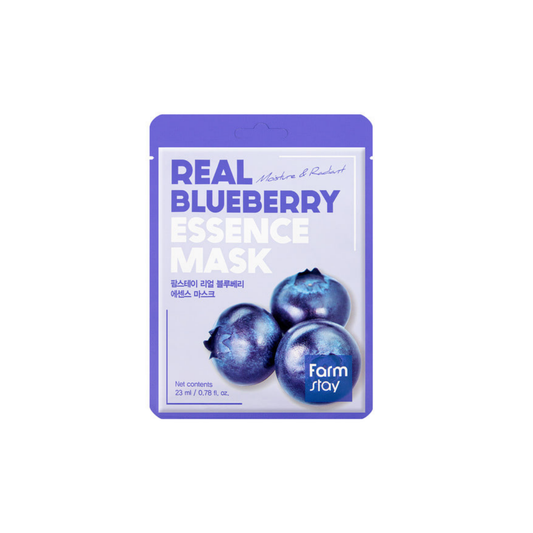 Farmstay Real Blueberry Essence Mask 1pc - Shop K-Beauty in Australia