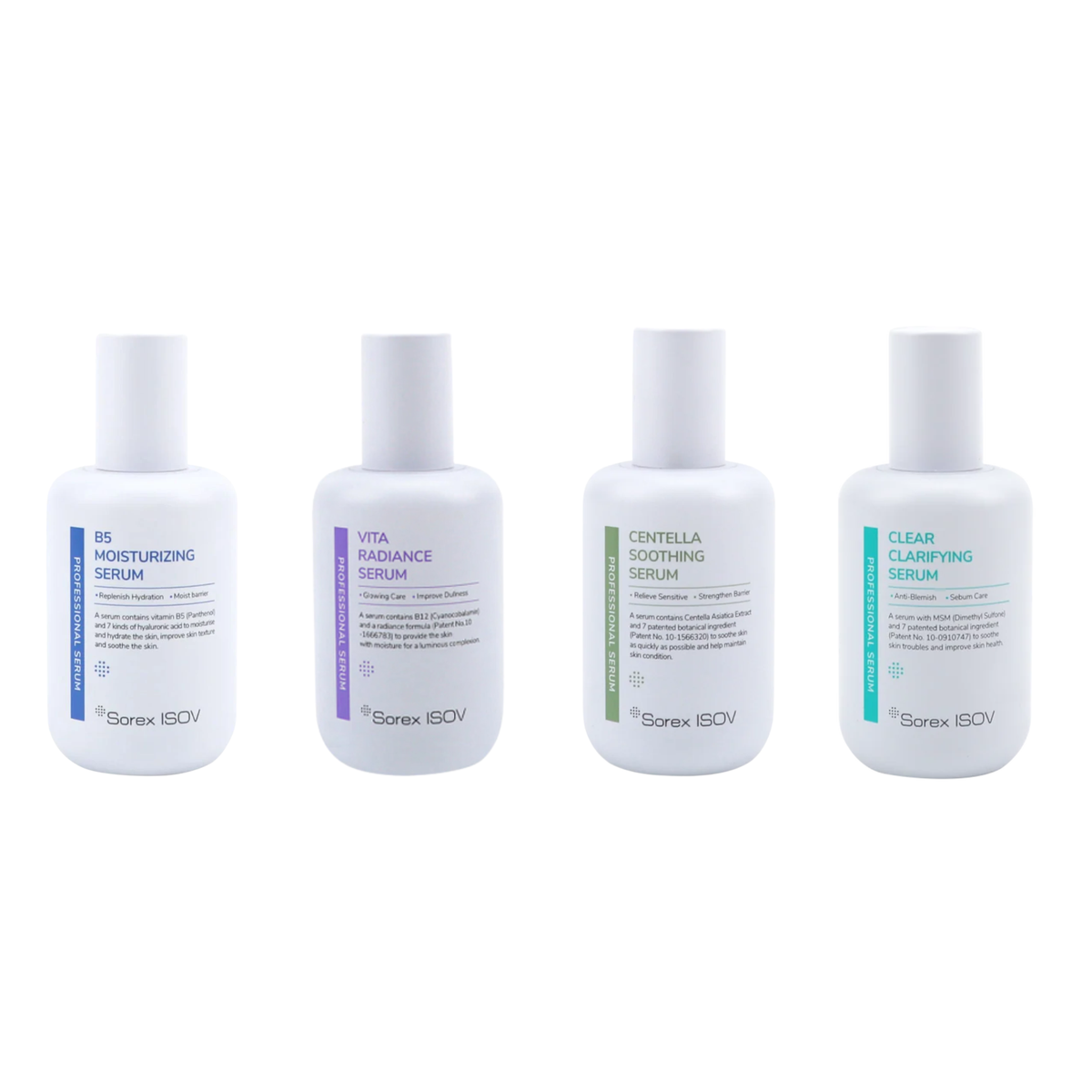 ISOV Professional Serum Trial - 4 Types Bundle