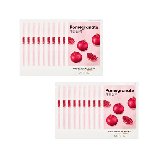 Missha Airy Fit Sheet Mask [Pomegranate] 20pcs - Shop K-Beauty in Australia