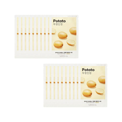 Missha Airy Fit Sheet Mask [Potato] 20pcs - Shop K-Beauty in Australia