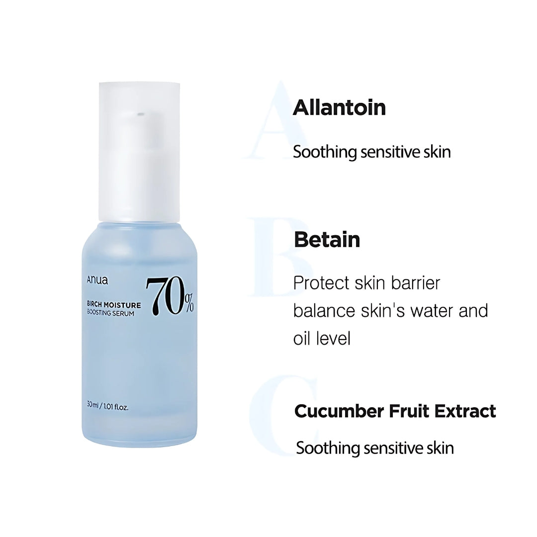 Anua Birch Moisture Boosting Serum 30ml  - Pharmacoo K-beauty Wholesale