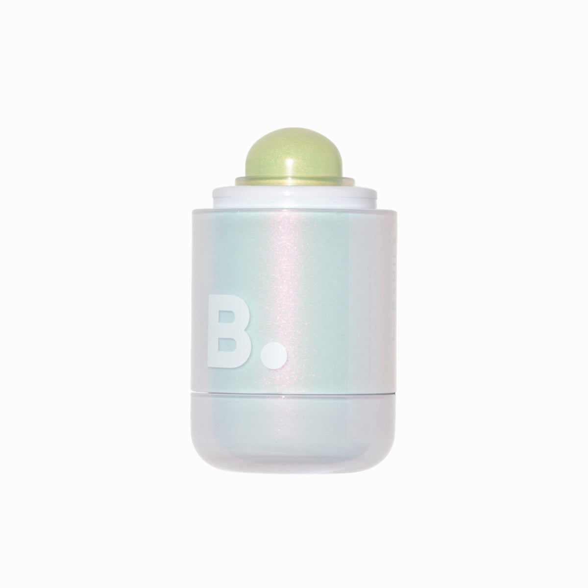 Banila Co B. By Banila Romantic Blush Highlighter with apple-shaped design and shimmering pink finish.