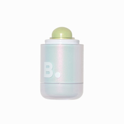 Banila Co B. By Banila Romantic Blush Highlighter with apple-shaped design and shimmering pink finish.