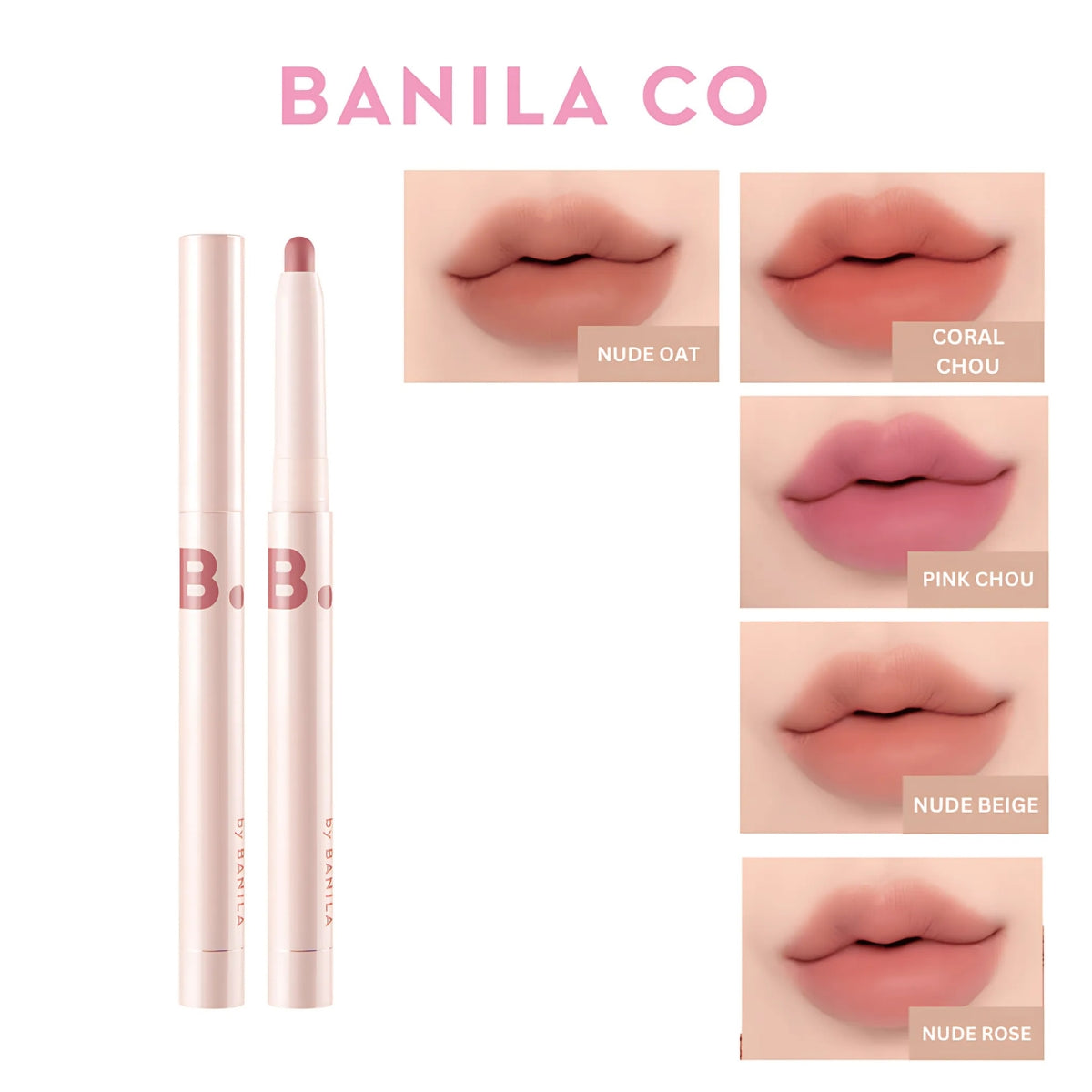 B. by BANILA Smudging Lip Pencil (5 Colours) 0.8g