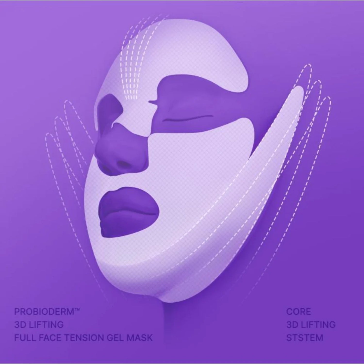 BIOHEAL BOH Probioderm™ 3D Lifting Full Face Tension Gel Mask