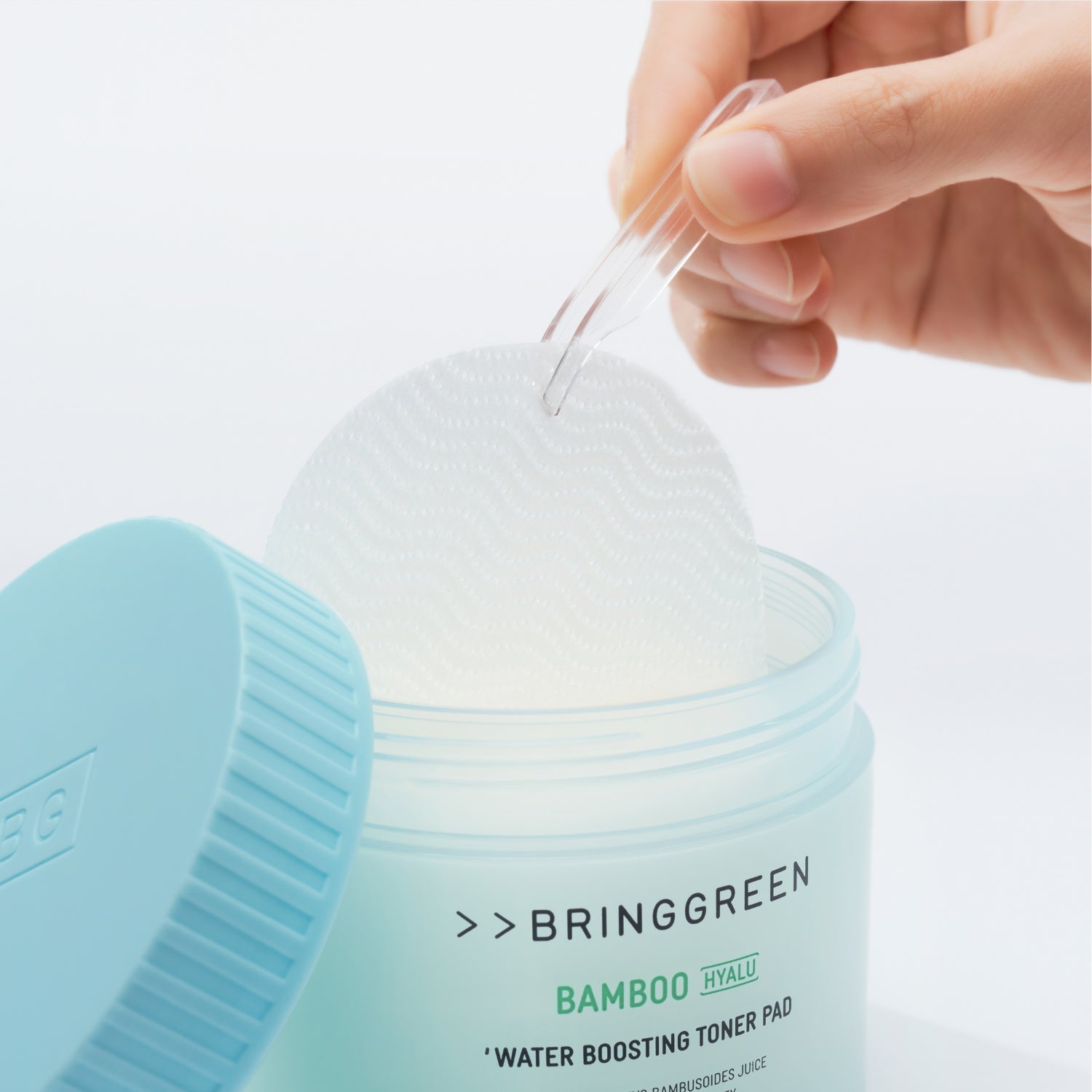 BRING GREEN Bamboo Hyalu Water Boosting Toner Pad