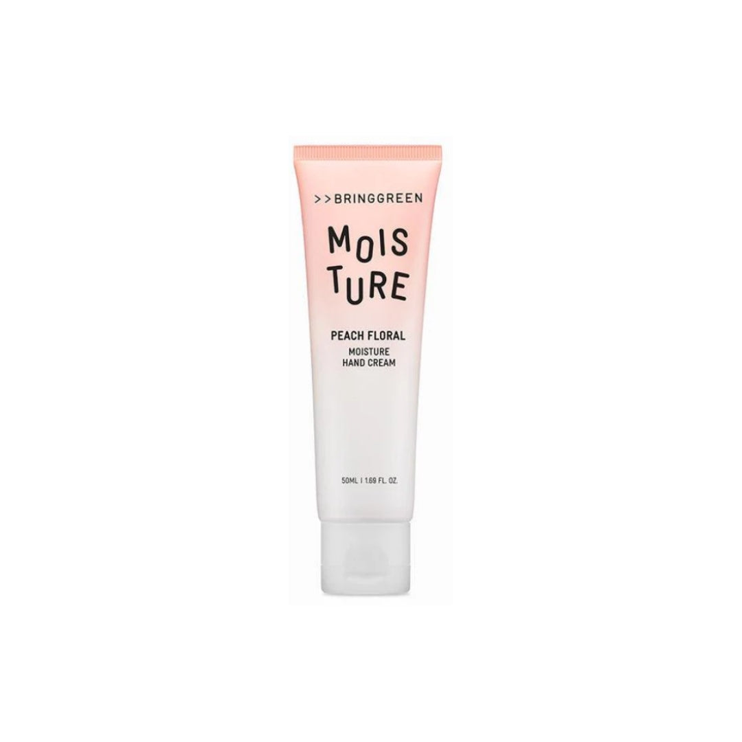 BRING GREEN Moisture Hand Cream 50ml [Peach Floral]