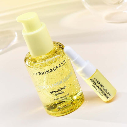BRING GREEN Super Lemon Glutathione Brightening Serum Set 50ml (+Night Activator)