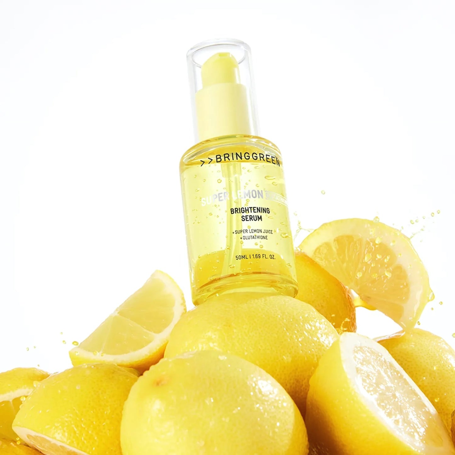 BRING GREEN Super Lemon Glutathione Brightening Serum Set 50ml (+Night Activator)