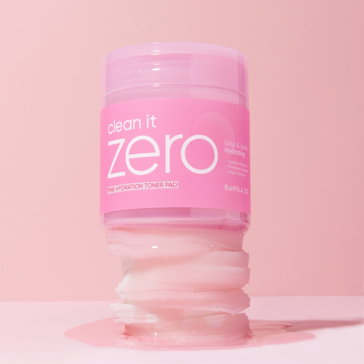 Clean It Zero Pink Hydration Toner Pad 70 pads