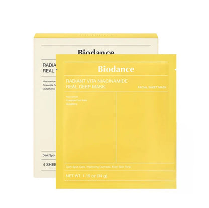 Radiant Vita Niacinamide Real Deep Mask 4pc/box