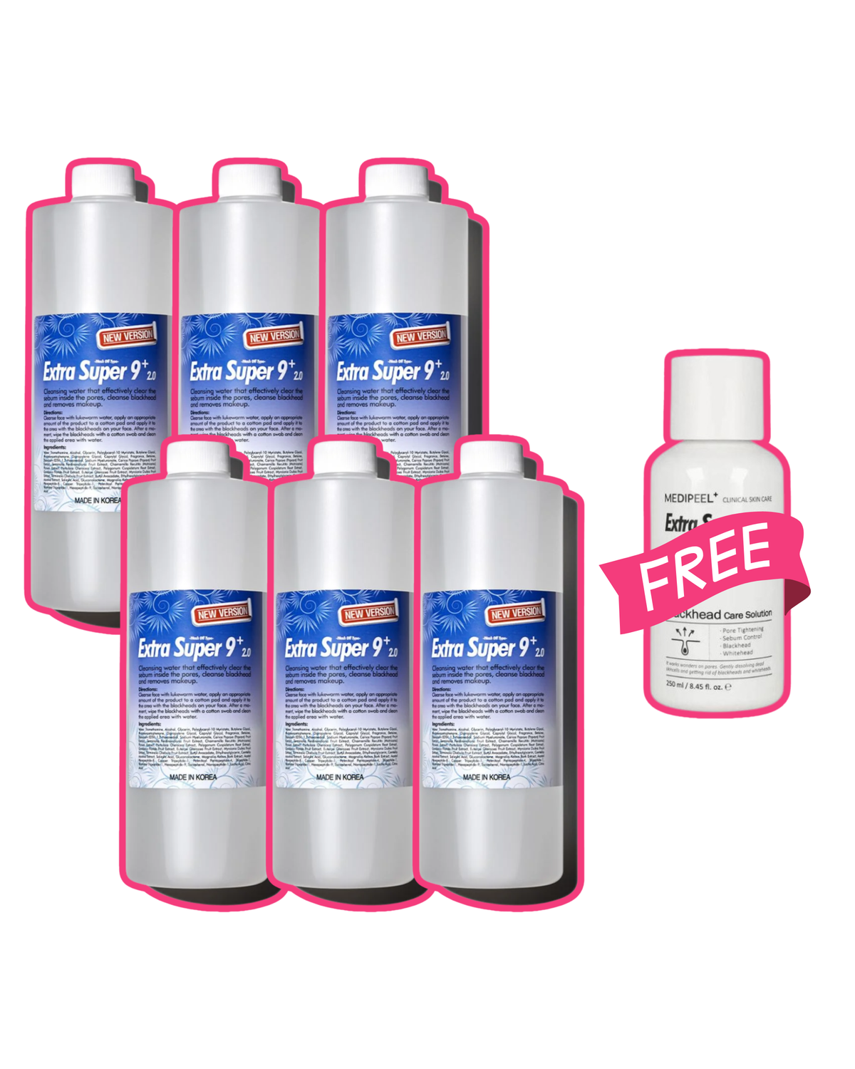 MEDIPEEL+ Extra Super 9 Plus 2.0 1000ml - 6+1 Bundle
