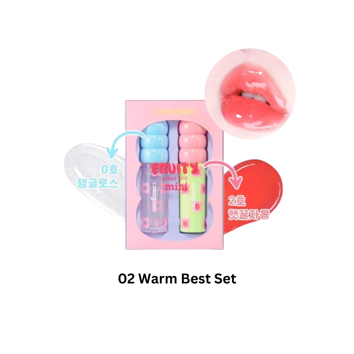 Fruity Glass Tint Mini Duo Set (3 sets available)
