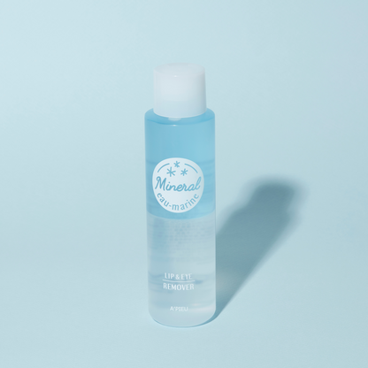 A'pieu Mineral Lip & Eye Remover Large Volume Eau-Marine 250ml  - Glowii Beauty