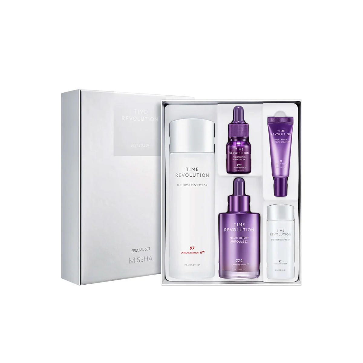 Missha Time Revolution Best Seller Set 5X - Shop K-Beauty in Australia