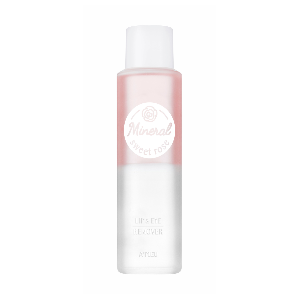 A'pieu Mineral Lip & Eye Remover Large Volume Sweet Rose 250ml - Shop K-Beauty in Australia