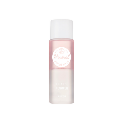 A'pieu Mineral Lip & Eye Remover Sweet Rose 100ml - Shop K-Beauty in Australia