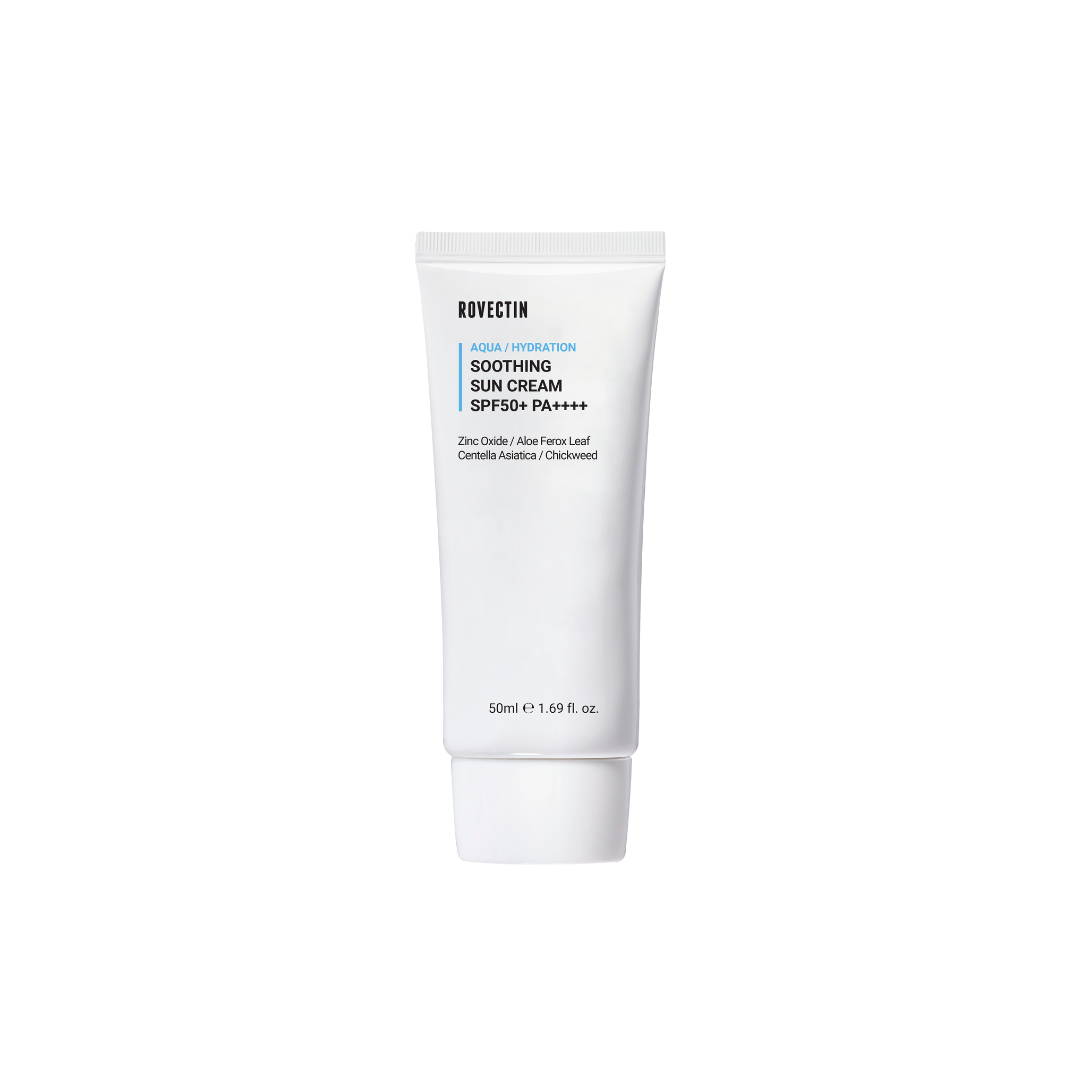 Rovectin Aqua Soothing Sun Cream SPF50+ PA++++ 50ml - Shop K-Beauty in Australia