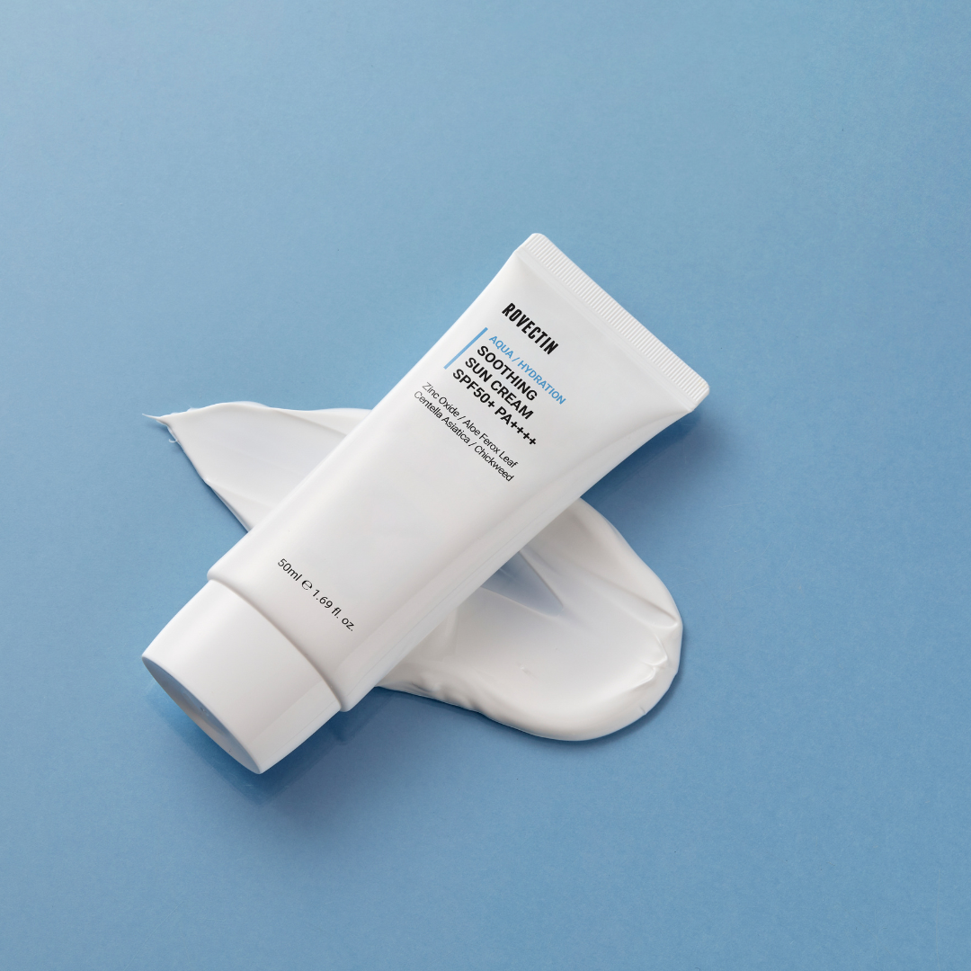 Rovectin Aqua Soothing Sun Cream SPF50+ PA++++ 50ml - Shop K-Beauty in Australia