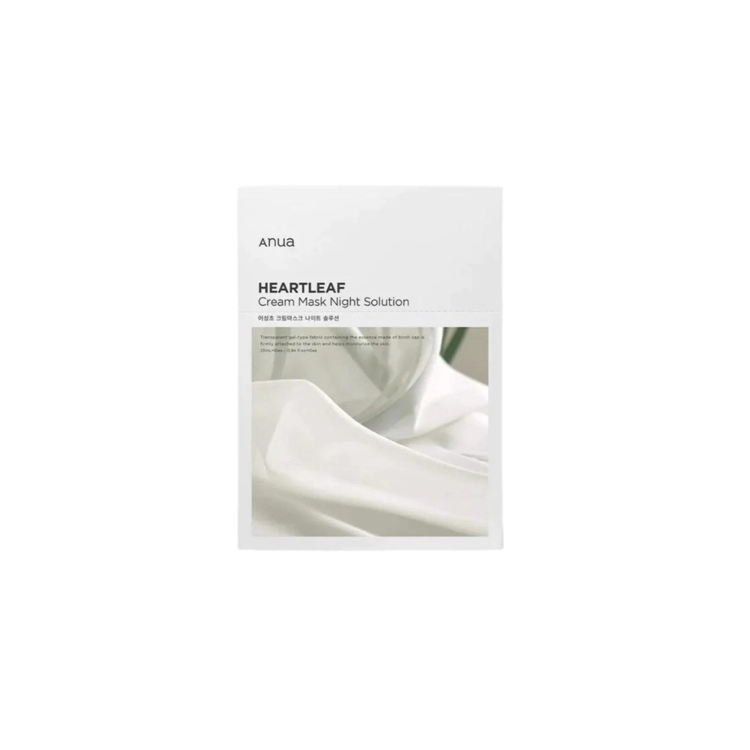 Anua Heartleaf Cream Sheet Mask Night Solution 1pc - Bulk Buy K-Beauty in Australia