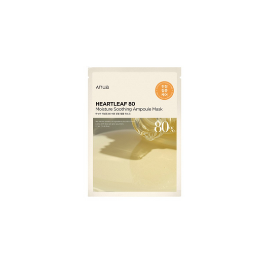Anua Heartleaf 80 moisture soothing ampoule mask 1pc  - Pharmacoo K-beauty Wholesale