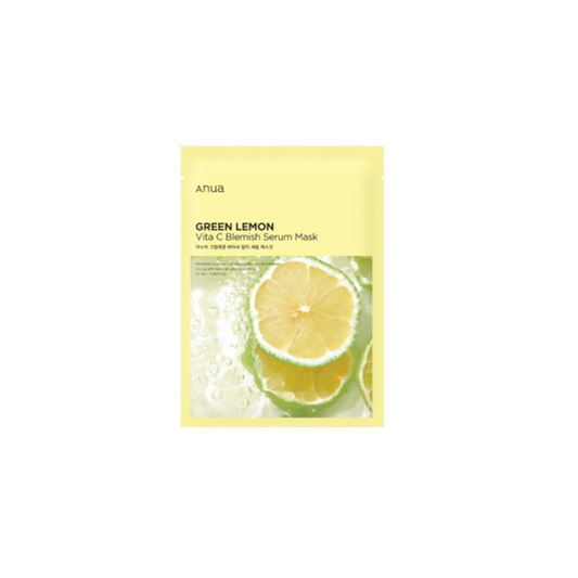 Anua Green Lemon Vita C Blemish Serum Mask 1pc  - Pharmacoo K-beauty Wholesale